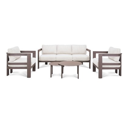 Venkovní Zahradní sestava Monaco Color Brown / Olefin Aluminium Frame Powder Coated (Color Brown / Olefin)