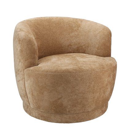 Křeslo Huggy 360 Stof Stella Camel 09 Draaibaar (Color Camel 09)