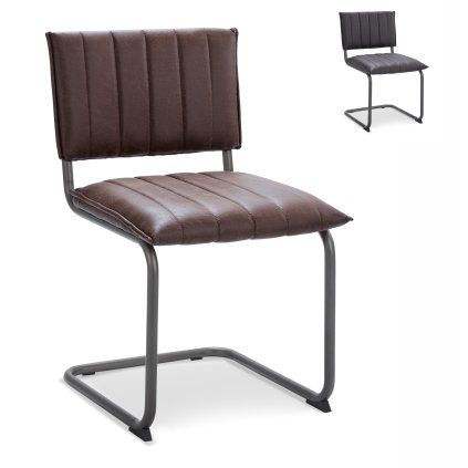 Židle Duncan  Stof Rawhide Brown 03 Gun color frame (Color Brown 03)