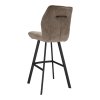 Barová židle Jade ZH 80 Stof Cowboy 809 Stone Leg Black (Color 809 Stone)
