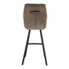 Barová židle Jade ZH 80 Stof Cowboy 809 Stone Leg Black (Color 809 Stone)