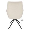 Židle s područkami Connor Stof Glory Beige 05 Leg Black 360° Return-system (Color Beige 05)