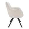 Židle s područkami Omega Stof Taurus Beige 05 Leg Black (Color Beige 05)