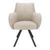 Židle s područkami Omega Stof Taurus Beige 05 Leg Black (Color Beige 05)