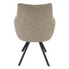 Židle s područkami Omega Stof Taurus Beige 05 Leg Black (Color Beige 05)