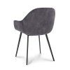 Židle s područkami Taylor Stof Adore  Copper 126 Leg Black (Color Copper 126)