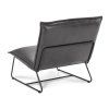 Křeslo Chapman 1.5 seater Stof Adore  Anthracite 67 Gun color frame (Color Anthracite 67)