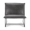 Křeslo Chapman 1.5 seater Stof Adore  Anthracite 67 Gun color frame (Color Anthracite 67)