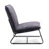 Křeslo Chapman 1.5 seater Stof Adore  Anthracite 67 Gun color frame (Color Anthracite 67)