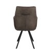 Pohodlné křeslo Jade s područkami, elegantním čalouněním a stabilní kovovou podnoží. Nadčasový kousek do moderní jídelny i pracovny.