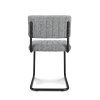 Židle Vik Stof Oasis Grey 65 Frame Black (Color Grey 65)