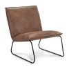 Křeslo Chapman 1 seater Stof Rawhide Brown 03 Gun color frame (Color Brown 03)