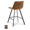 Barová židle Jagger ZH 65 Microleder Bull Graphite 66 Leg Black (Color Graphite 66)