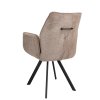 Židle s područkami Jade Stof Cowboy 104 Grey Leg Black (Color 104 Grey)