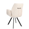 Židle s područkami Jade Stof Cowboy 104 Grey Leg Black (Color 104 Grey)