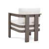 Monaco OUTDOOR Brown Chair back