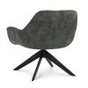 Křeslo Vegas Stof Adore  Anthracite 67 Leg Black (Color Anthracite 67)