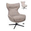 Ontario Draaifauteuil Leo Mocca 32%20 %20Hoofdfoto