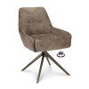 Židle Bowie 360 Microleder Bull Brown 15 Leg Bronze 360° Return-system (Color Brown 15)