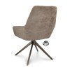 Židle Bowie 360 Microleder Bull Brown 15 Leg Bronze 360° Return-system (Color Brown 15)