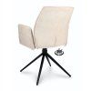 Židle s područkami Harley Stof Mito Natural 01 Spinpoot Zwart 360° Draaibaar (Color Natural 01)