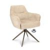 Židle s područkami Bowie 360 Stof Movie Desert 109 Leg Bronze 360° Return-system (Color Desert 109)