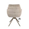 Židle s područkami Mio (Movie) Stof Movie Clay 84 Leg Bronze 360° Return-system (Color Clay 84)