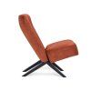 Křeslo Denver Stof Adore  Copper 126 Leg Black (Color Copper 126)