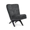 Křeslo Denver Stof Adore  Copper 126 Leg Black (Color Copper 126)