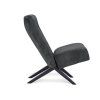 Křeslo Denver Stof Adore  Copper 126 Leg Black (Color Copper 126)