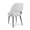 Židle Seattle Stof Oasis Ashgrey 40 Leg Black (Color Ashgrey 40)