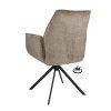 Židle s područkami Onyx  Stof Lodge Linen 110 Leg Black 360° Return-system (Color Linen 110)