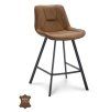 Barová židle Blake ZH 65 Microleder Bull Graphite 66 Leg Black (Color Graphite 66)