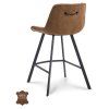 Barová židle Blake ZH 65 Microleder Bull Graphite 66 Leg Black (Color Graphite 66)