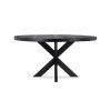 Stůl Vision Black Rond 150 (potenset 85x85) Wood Black Spider Leg Black (Color Black)