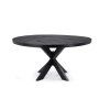 Stůl Vision Black Rond 150 (potenset 85x85) Wood Black Spider Leg Black (Color Black)