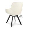Židle s područkami Botanic Stof Mose Natural 90 Leg Black Oak 180° Return-system (Color Natural 90)