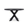 Stůl Vision Black Rond 130 (potenset 85x85) Wood Black Spider Leg Black (Color Black)