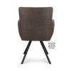 Židle s područkami Kane Stof Cowboy 104 Grey Leg Black (Color 104 Grey)