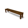 Lavice Teak 300*40*45 (Velikost 300x40x45)